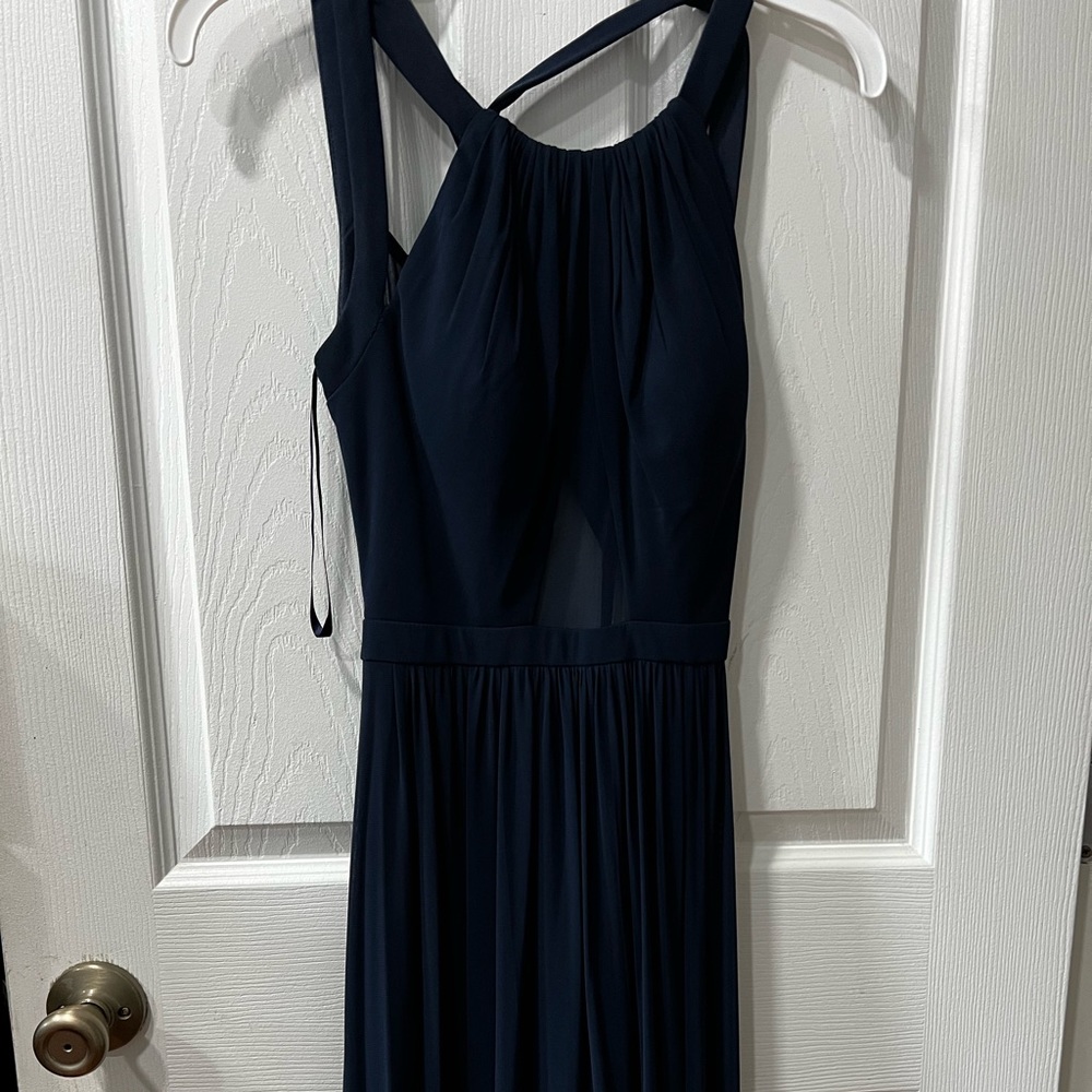 Navy Blue Prom Dress